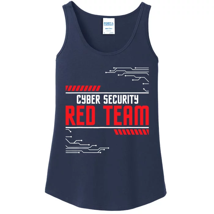 Cyber Security Red Team Computer Engineer Hacker Hacking Ladies Essential Tank