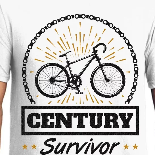 Century Survivor Road Cycling Ride 100 Miles Pajama Set