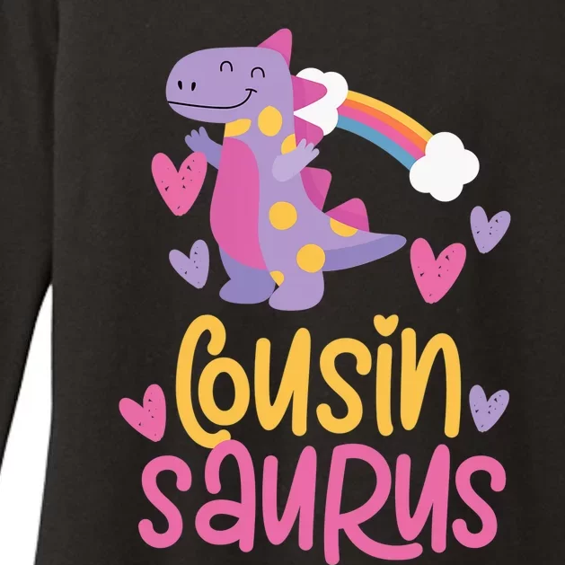 Cousin Saurus Rex Dinosaur Womens CVC Long Sleeve Shirt