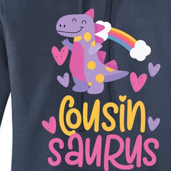 Cousin Saurus Rex Dinosaur Women's Pullover Hoodie