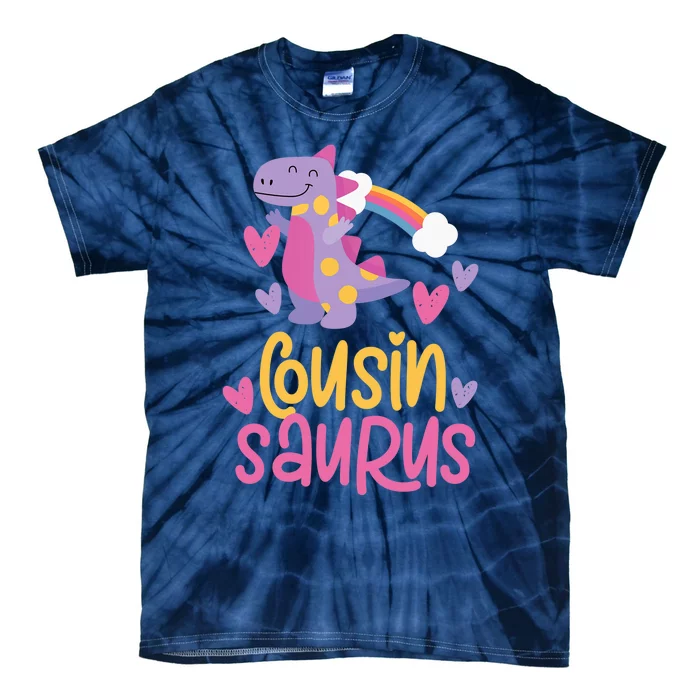 Cousin Saurus Rex Dinosaur Tie-Dye T-Shirt