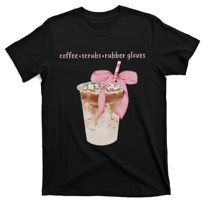 Coffee Scrubs Rubber Gloves T-Shirt