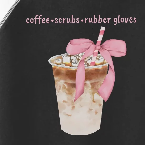 Coffee Scrubs Rubber Gloves Toddler Fine Jersey T-Shirt