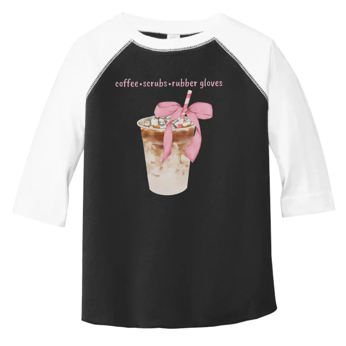 Coffee Scrubs Rubber Gloves Toddler Fine Jersey T-Shirt