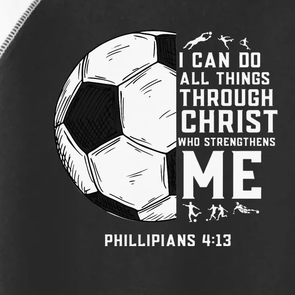 Christian Soccer Religious Gifts Toddler Fine Jersey T-Shirt