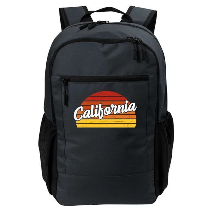 California Sunset Retro Vintage Daily Commute Backpack