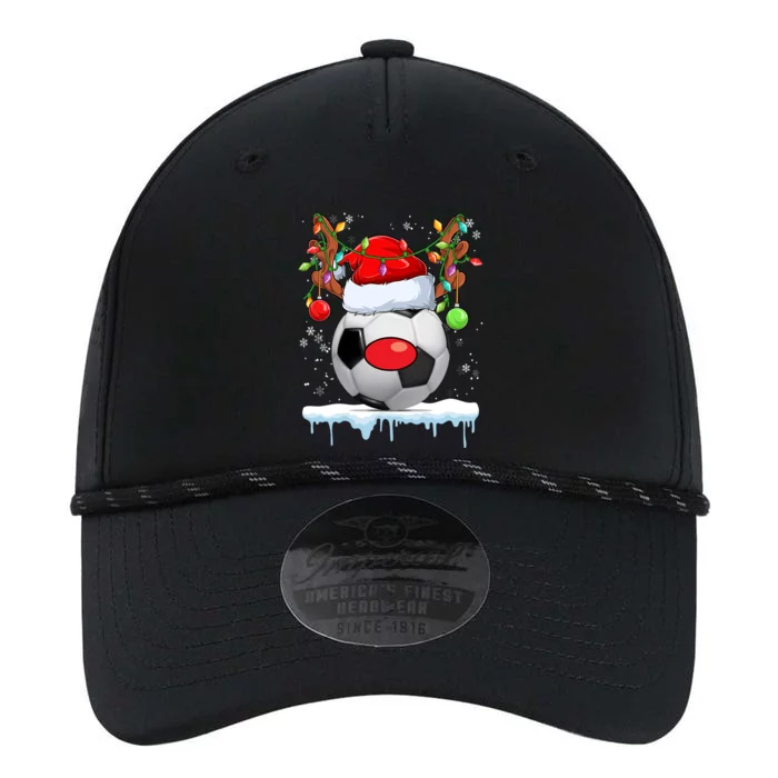 Christmas Soccer Reindeer Santa Hat Light Xmas Boys Cute Gift Performance The Dyno Cap