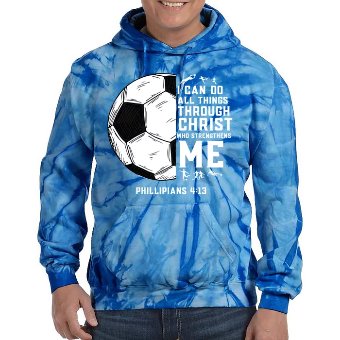 Christian Soccer Religious Gifts Tie Dye Hoodie