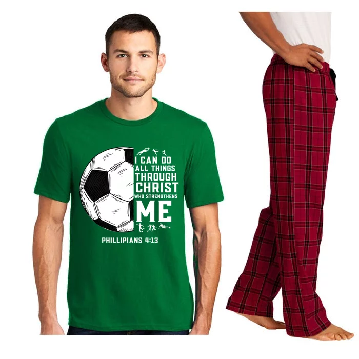 Christian Soccer Religious Gifts Pajama Set