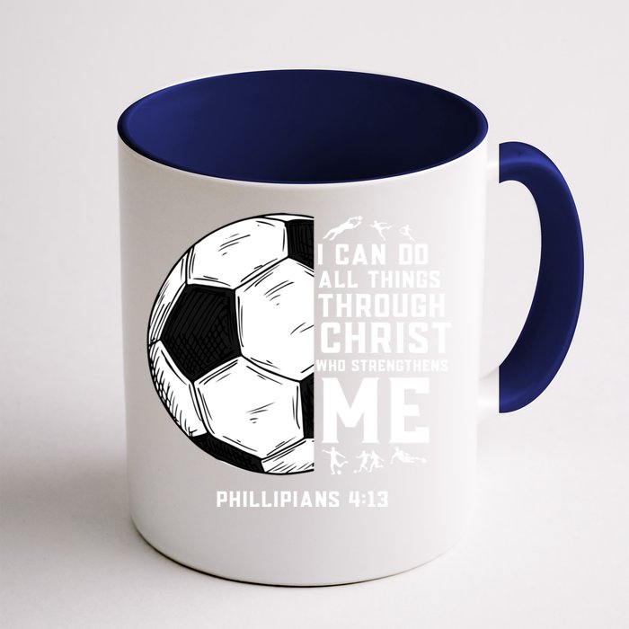 Christian Soccer Religious Gifts Front & Back Coffee Mug