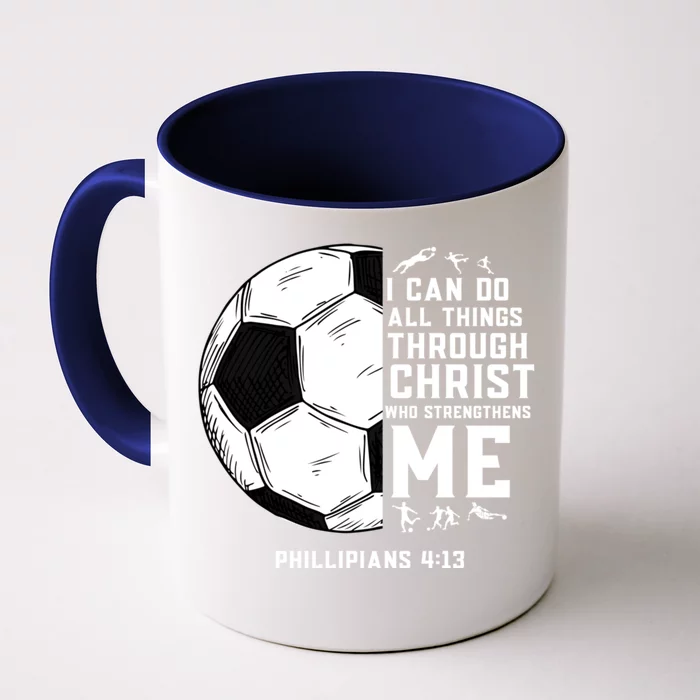 Christian Soccer Religious Gifts Front & Back Coffee Mug