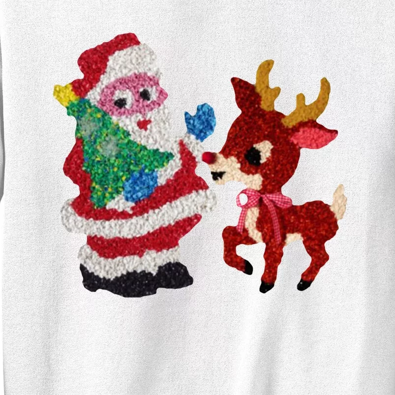 Cute Santa Reindeer Best Friends Christmas Cheer Sweatshirt