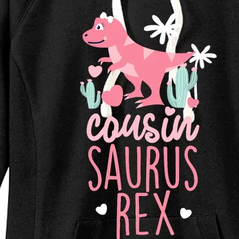 Cousin Saurus Rex Dinosaur Women's Fleece Hoodie