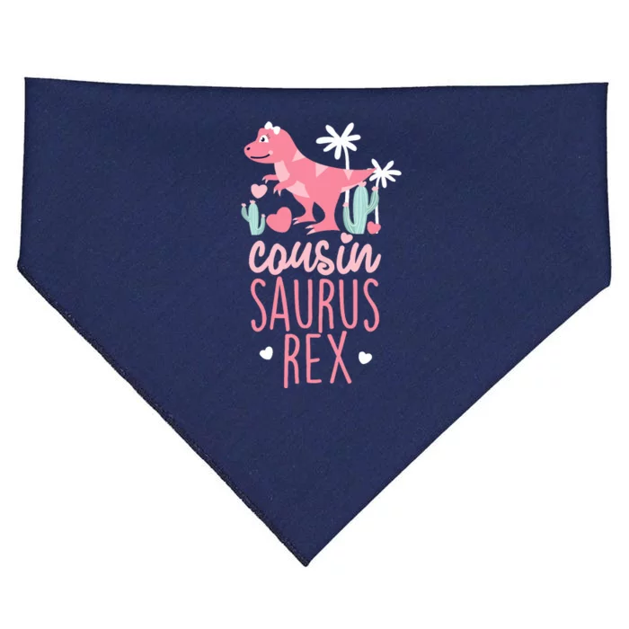 Cousin Saurus Rex Dinosaur USA-Made Doggie Bandana