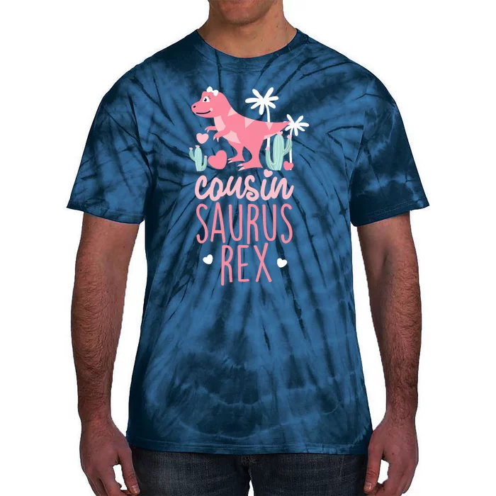 Cousin Saurus Rex Dinosaur Tie-Dye T-Shirt