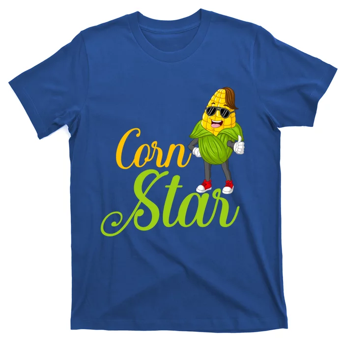 Corn Star Rancher Barnyard Harvest Farming Barn Cattle Gift T-Shirt