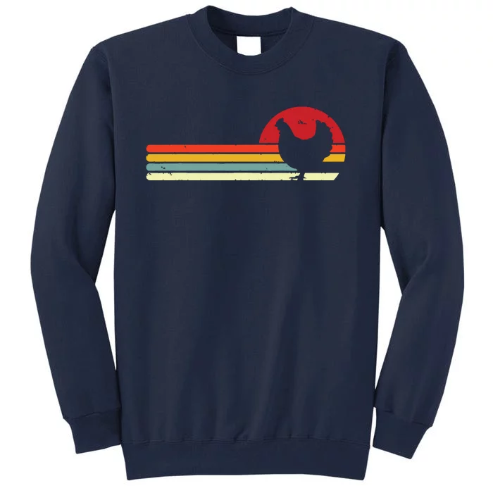 Chicken Shirts Retro Style Tall Sweatshirt