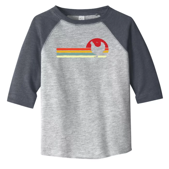 Chicken Shirts Retro Style Toddler Fine Jersey T-Shirt