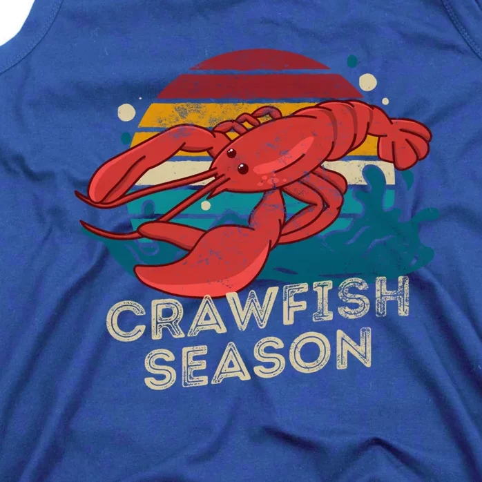 Crawfish Season Retro Crawfish Boil Love Crayfish Seafood Gift Tank Top