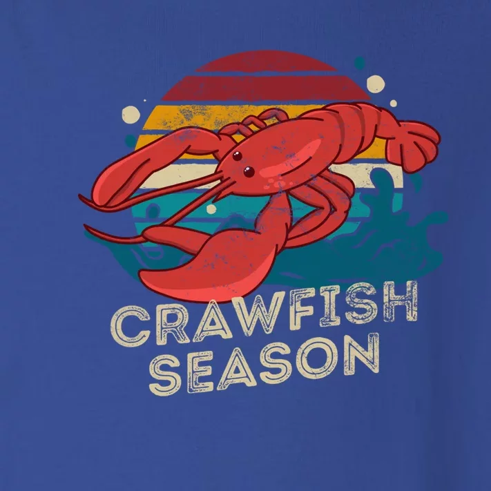 Crawfish Season Retro Crawfish Boil Love Crayfish Seafood Gift Toddler Long Sleeve Shirt