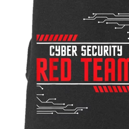 Cyber Security Red Team Computer Engineer Hacker Hacking Doggie 3-End Fleece Hoodie