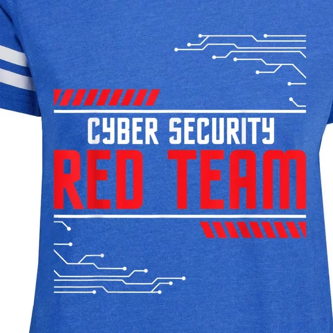 Cyber Security Red Team Computer Engineer Hacker Hacking Enza Ladies Jersey Football T-Shirt