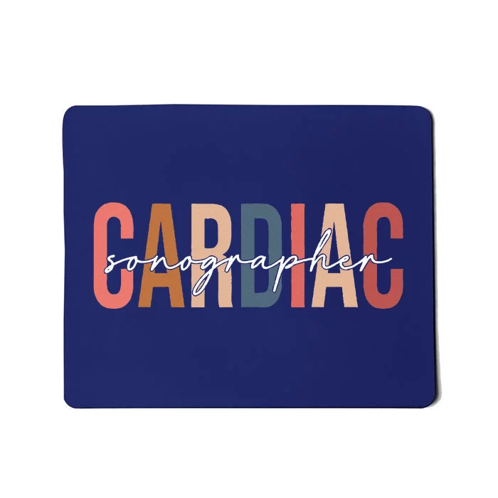 Cardiac Sonographer Radiology Tech XRay Tech Mammo Tech Mousepad