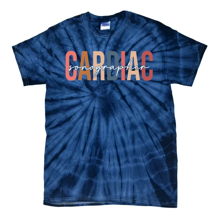 Cardiac Sonographer Radiology Tech XRay Tech Mammo Tech Tie-Dye T-Shirt