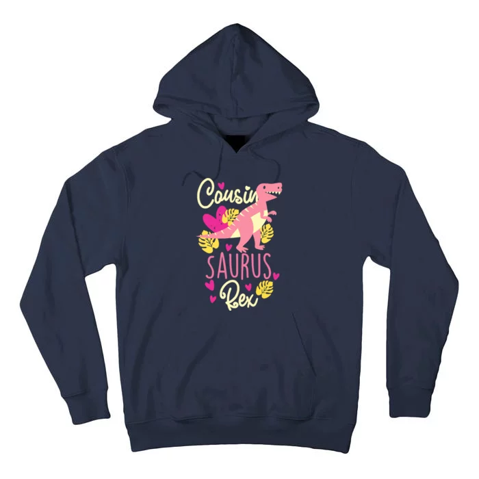 Cousin Saurus Rex Dinosaur Tall Hoodie