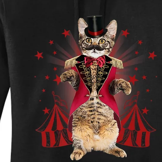 Circus S Ringmaster Cat Ringmaster Costume Women's Pullover Hoodie