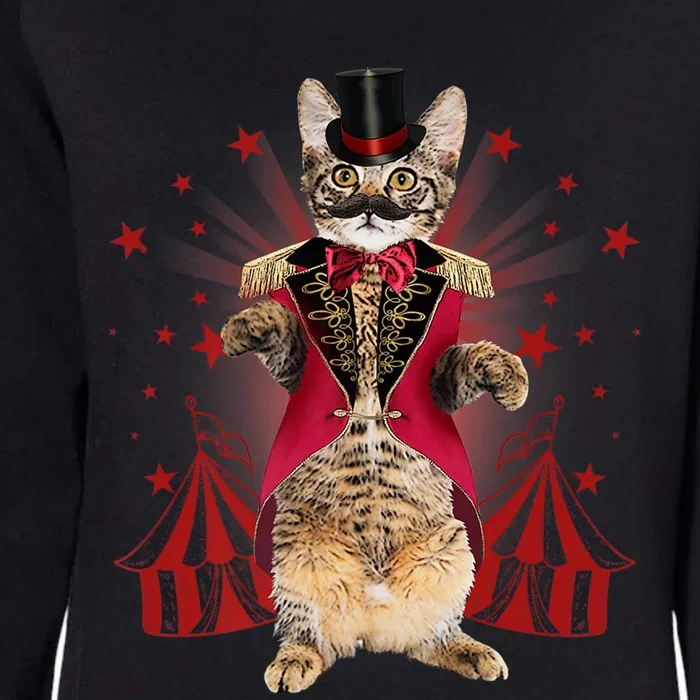 Circus S Ringmaster Cat Ringmaster Costume Womens California Wash Sweatshirt