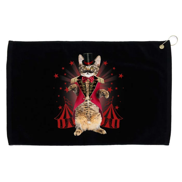 Circus S Ringmaster Cat Ringmaster Costume Grommeted Golf Towel