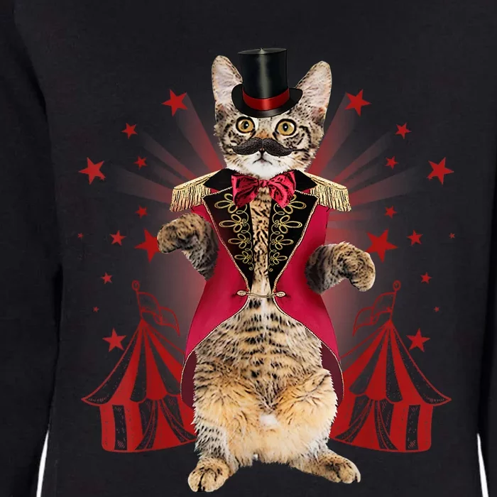 Circus S Ringmaster Cat Ringmaster Costume Womens California Wash Sweatshirt