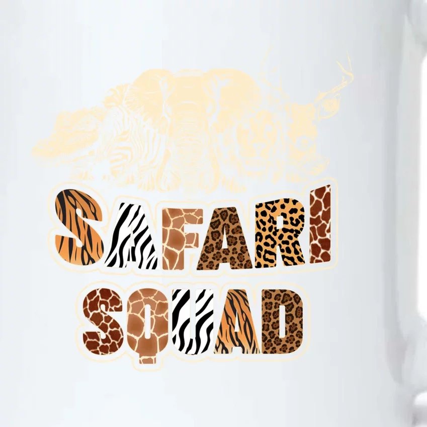 Cool Safari Squad African Family Summer Vacation Gift Black Color Changing Mug