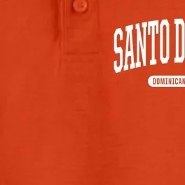 College Style Santo Domingo Dominican Republic Souvenir Gift Dry Zone Grid Performance Polo