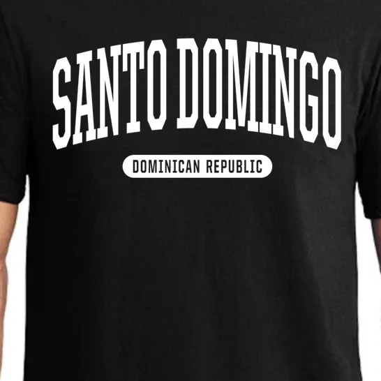 College Style Santo Domingo Dominican Republic Souvenir Gift Pajama Set