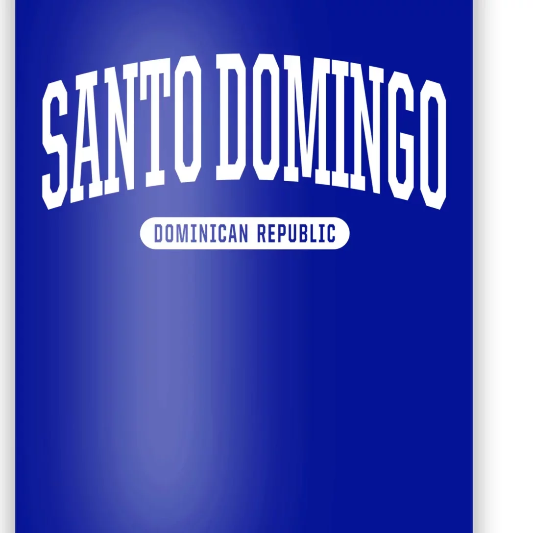 College Style Santo Domingo Dominican Republic Souvenir Gift Poster