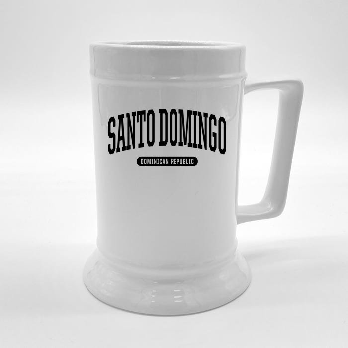 College Style Santo Domingo Dominican Republic Souvenir Gift Front & Back Beer Stein