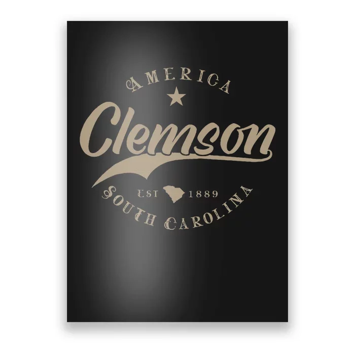 Clemson Sc South Carolina Poster