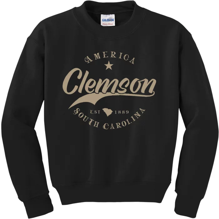 Clemson Sc South Carolina Kids Sweatshirt