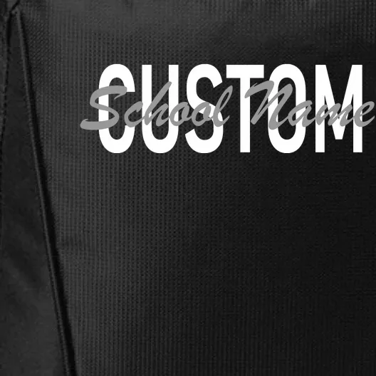 Custom School Spirit Personalize Name Text City Backpack