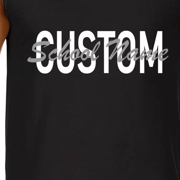 Custom School Spirit Personalize Name Text Comfort Colors® Tank Top