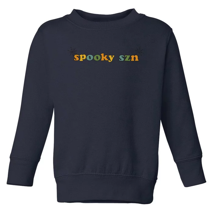 Cute Spooky Season Halloween Toddler Sweatshirt