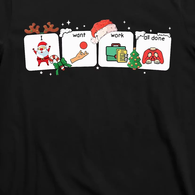 Christmas Santa Special Education Funny SPED Teacher Xmas PJ T-Shirt