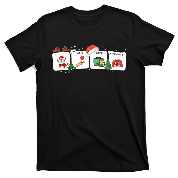 Christmas Santa Special Education Funny SPED Teacher Xmas PJ T-Shirt