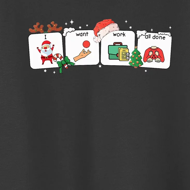 Christmas Santa Special Education Funny SPED Teacher Xmas PJ Toddler T-Shirt