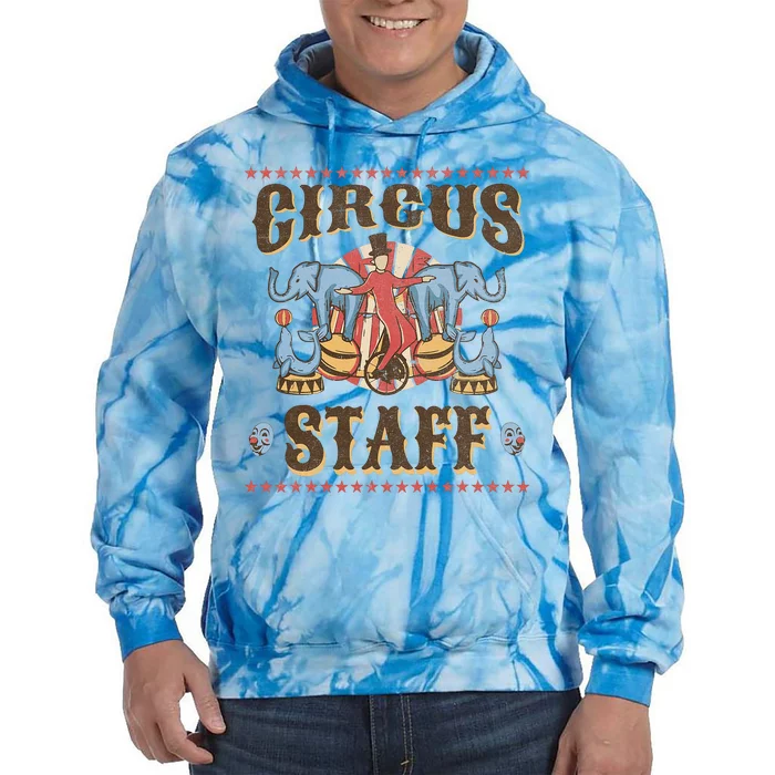 Circus Staff Security Adults Circus Tie Dye Hoodie