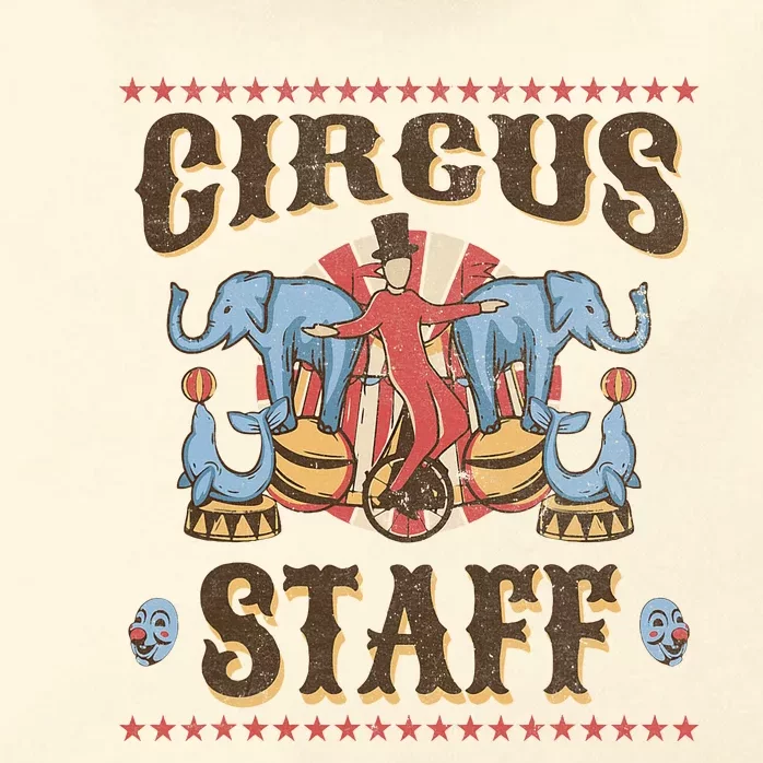 Circus Staff Security Adults Circus Zip Tote Bag