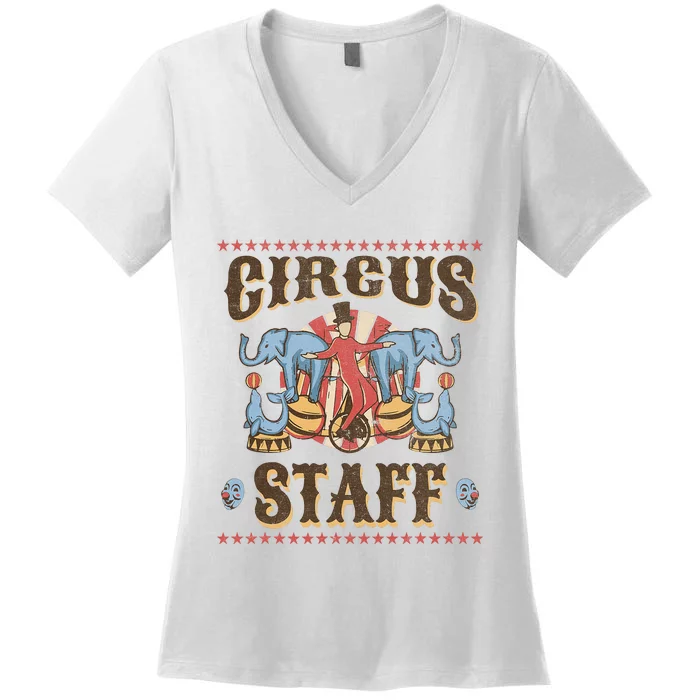 Circus Staff Security Adults Circus Women's V-Neck T-Shirt