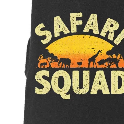 Cool Safari Squad Zoo Animal African Jungle Doggie 3-End Fleece Hoodie